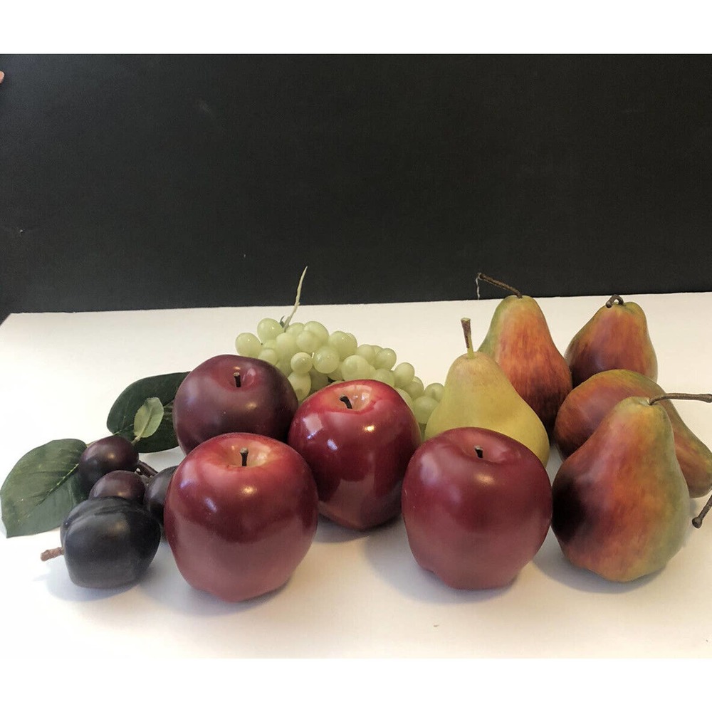 Vintage Faux Fruit Artificial Stage Prop 12 Pieces Fake Fruit Apples Home Decor